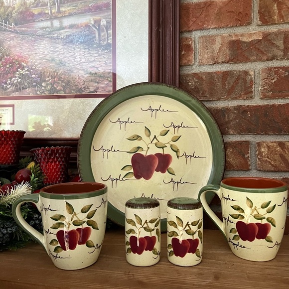 Rare Home Interiors Apple Orchard Collection 5-Pc Set 🔥FINAL SALE - Picture 6 of 7
